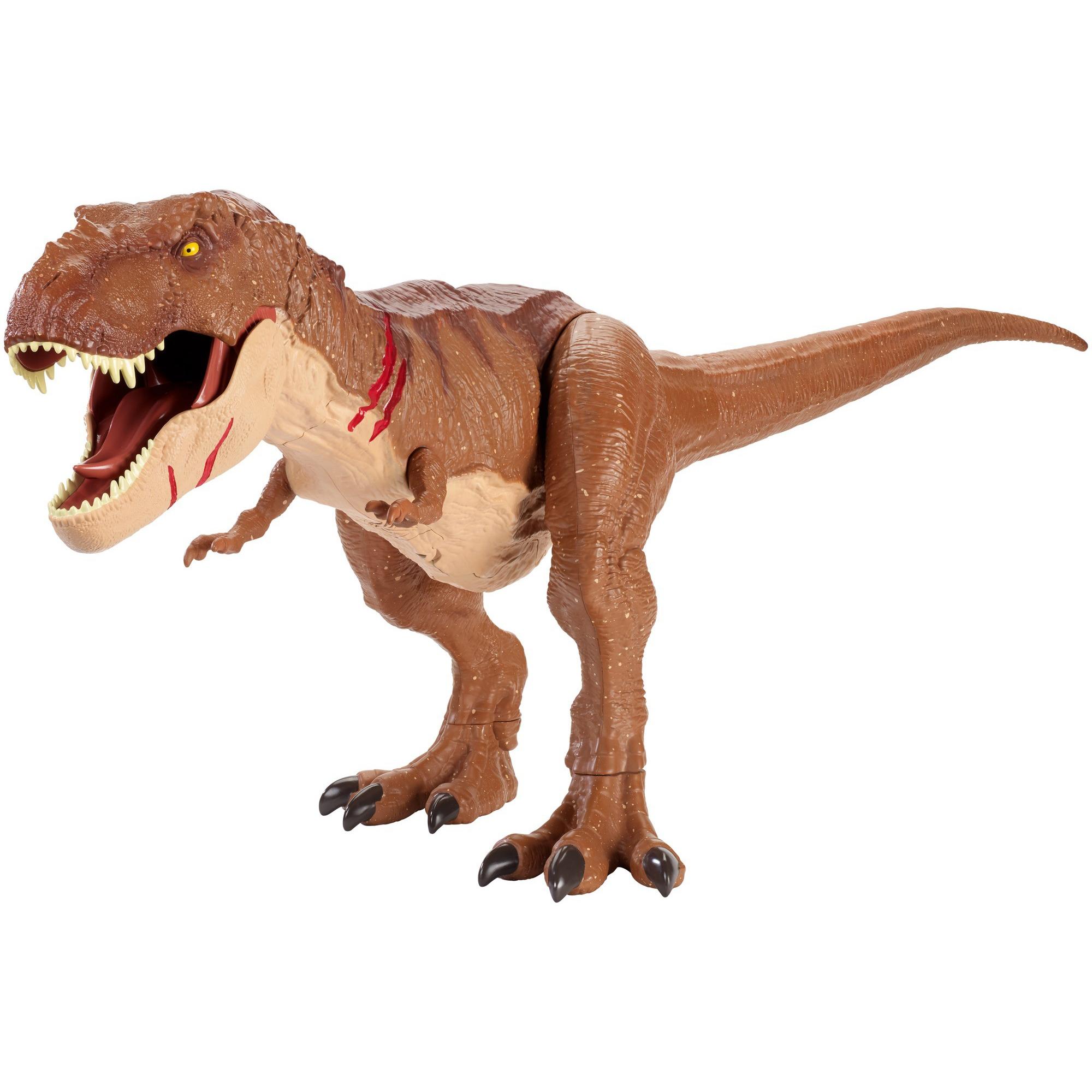 Jurassic World Roarin 'Super colosal 3ft Tiranosaurio T Rex daño de batalla nuevo! 