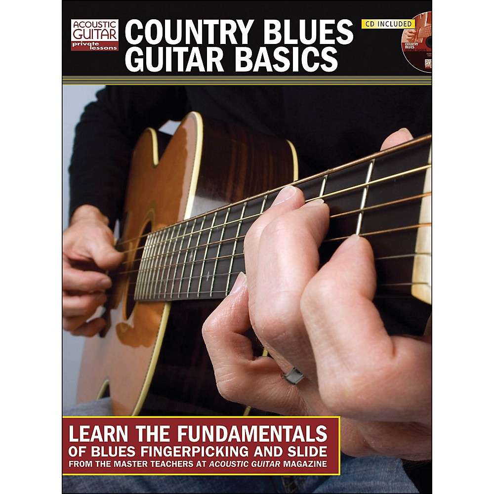 Hal Leonard Country Blues Guitar Basics libro/CD)-884088393656-0