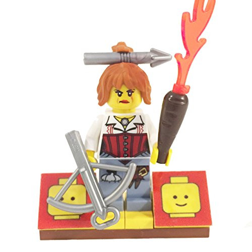 MinifigurePacks: Lego Monster Fighters - Tren Fantasma Paquete (1) Ann Lee (1) La Figura Base De La Pantalla (3) Figura Accesorios (Ballesta - Flecha - De La Antorcha)-601393902683-0