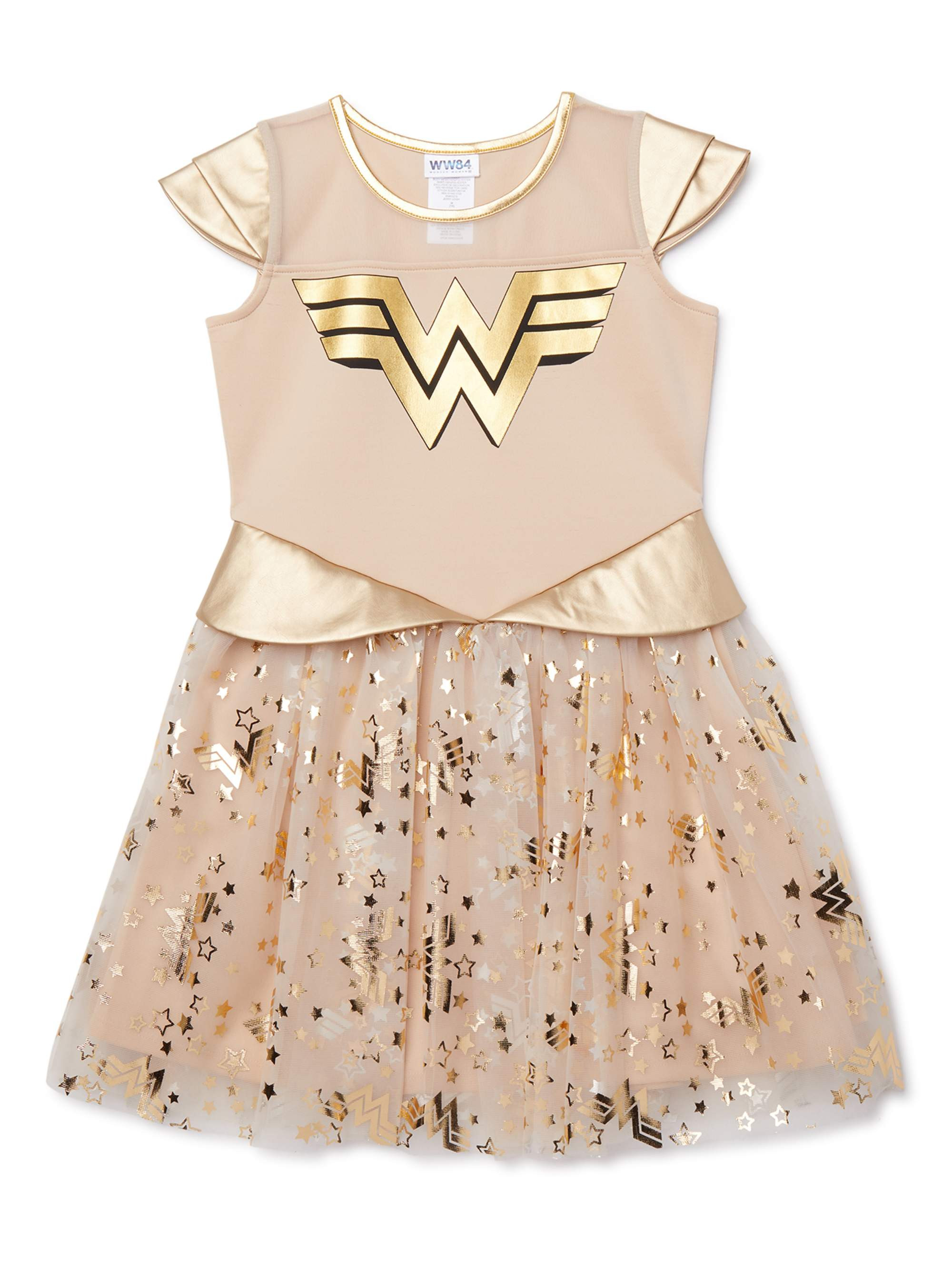 Disfraz talla XS 4 5 para niña de Mujer maravilla con vestido de Tutu,  Halloween 