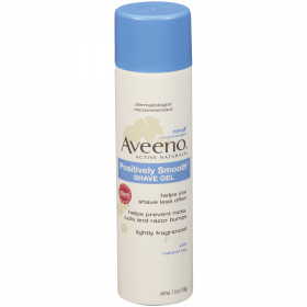 Gel de afeitar Aveeno Positively Smooth, 7 onzas