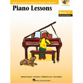 Clases De Piano Libro 3: Hal Leonard Estudiante De Piano De La Biblioteca