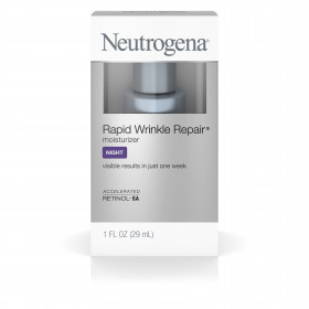 Crema hidratante de noche Neutrogena reparador de arrugas, 1 FL. Oz
