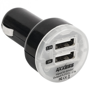 AXXESS movilidad AXM-2USB-CLA doble USB dispositivo compacto cargador-086429282777-0