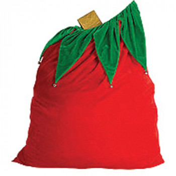Bolsa de juguete Santa campana terciopelo Navidad Navidad adulto accesorios-082686265041-0