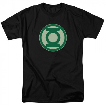 Camisa de manga corta para hombre negro el símbolo verde de la linterna verde 4 X-889832144478-0