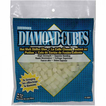 Diamante de la cola de sartén cubos termofusible, 1 lb-018239317202-0