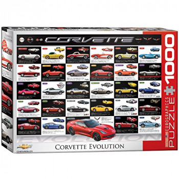 EuroGraphics Corvette Evolución De 1000 Piezas De Rompecabezas-628136606837-0