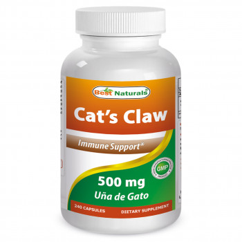 Los mejores productos Naturales de la Uña de Gato 500 mg 240 Cápsulas-817716013381-0