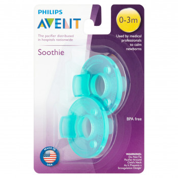 Philips Avent Soothie chupetes, SCF190/01, verde, cuenta 2-075020016829-0