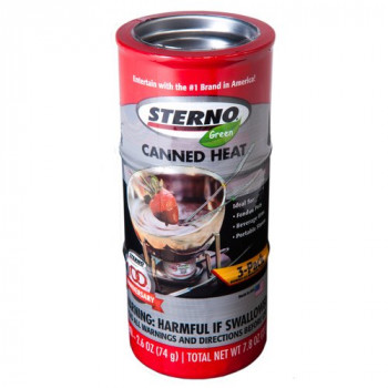 Sterno 2.6 oz Entertainment Combustible de Cocina con Latas, 3-Pack-076642202300-0