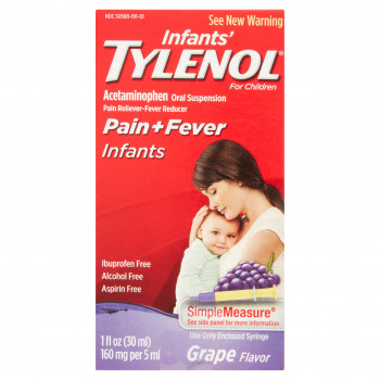Tylenol suspensión Oral los bebés, uva, 1 Oz-300450122377-0