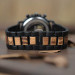 BOBO BIRD Relojes de madera para hombre Reloj de cuarzo militar con cronógrafo combinado de madera y acero inoxidable de gran tamaño (banda de madera negra)-B0787WZLH3-A-5