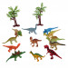 Luminoso Dinosaurio Modelo de Juguete de la Luz, Animal Figura de Dinosaurios Juguetes para los Niños-759624313729-0