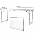 Mesa de aluminio plegable de 4 pies, escritorio, jardín al aire libre portátil, camping, comedor, barbacoa-132471296879-E-1