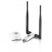 Netis WF2116 N300 Wireless USB Adapter con Doble Antenas Desmontables, Blanco-088591200399-1